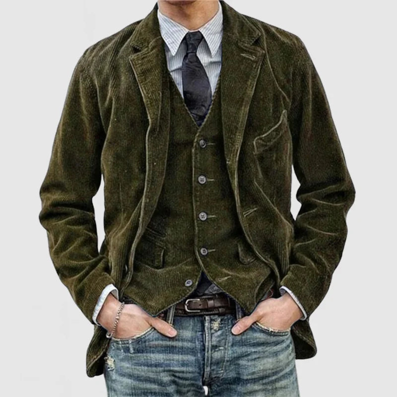 Hawkins™ | Vintage-Inspired Jacket and Vest Set