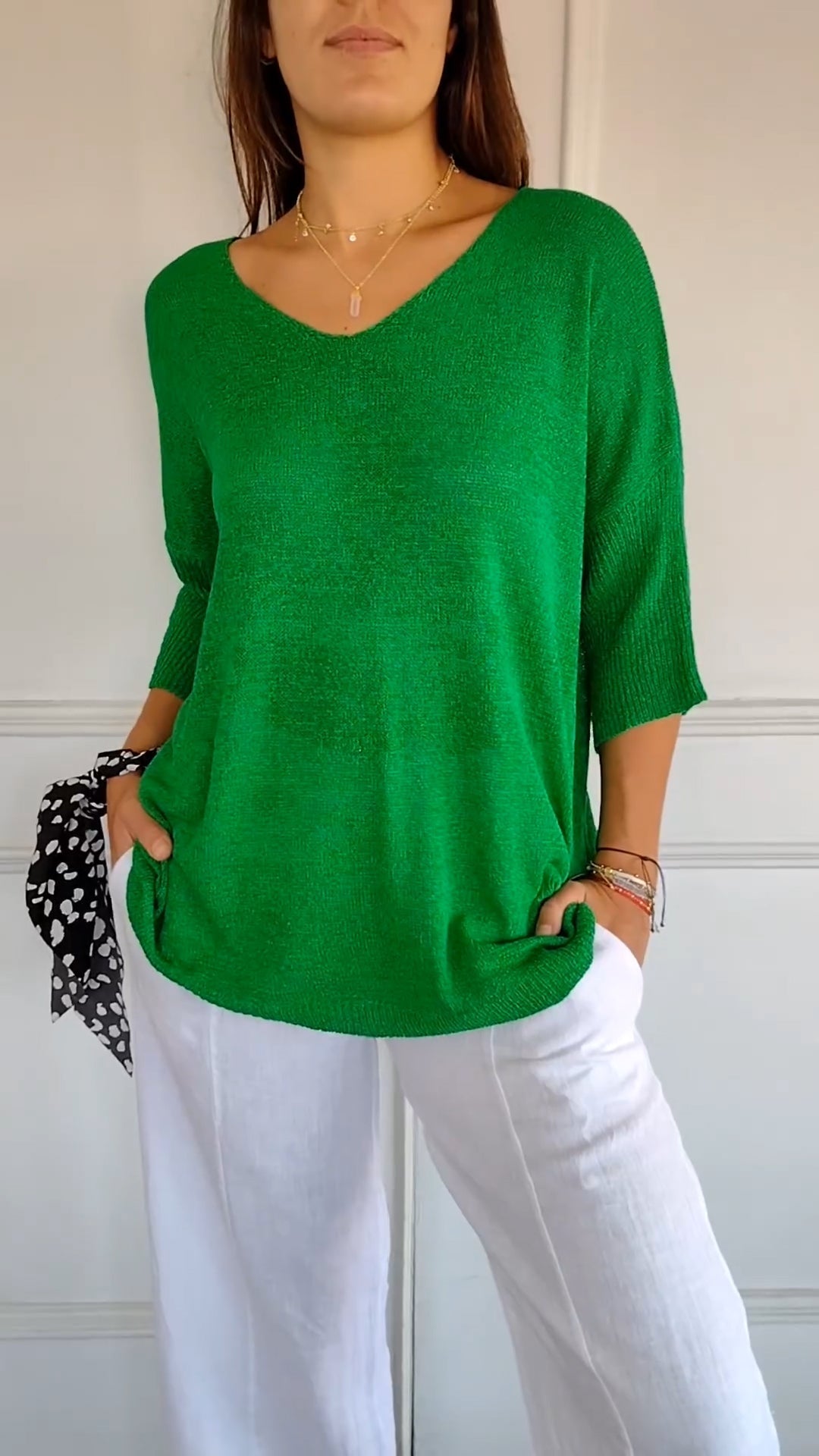 Kingsley™ | Chic Lightweight V-Neck Top for Effortless Style