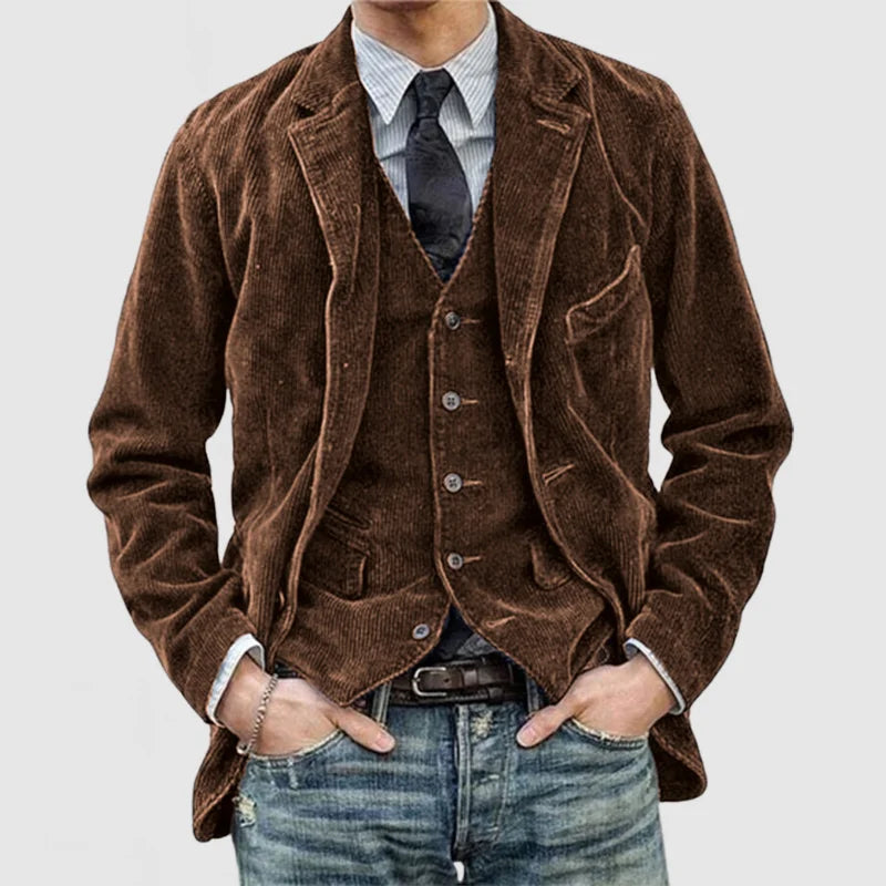 Hawkins™ | Vintage-Inspired Jacket and Vest Set